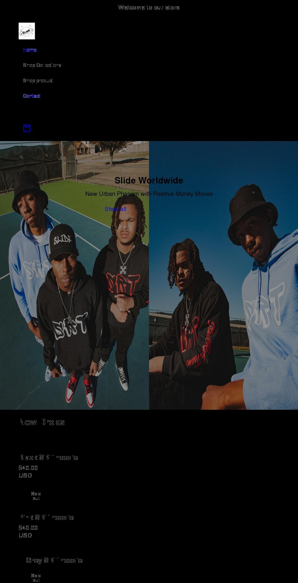 slideworldwide.com shopify website screenshot