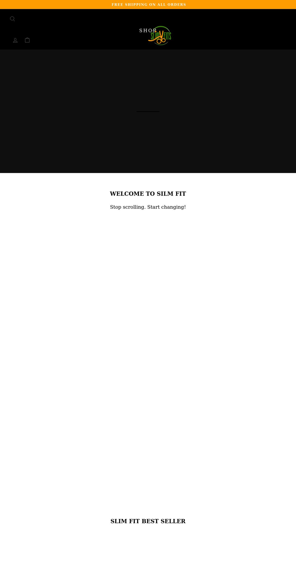 slim-fits.com shopify website screenshot