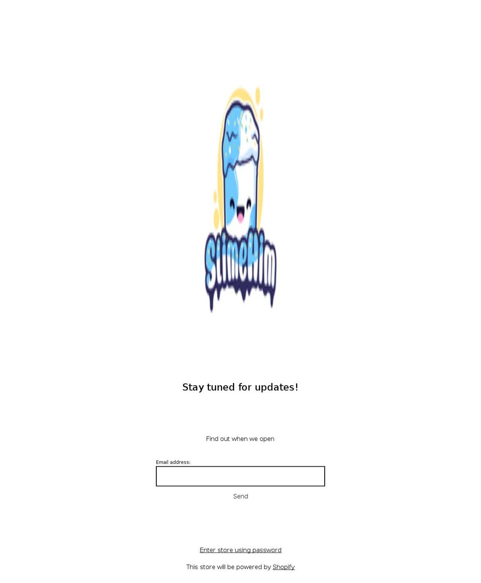 slimehim.com shopify website screenshot