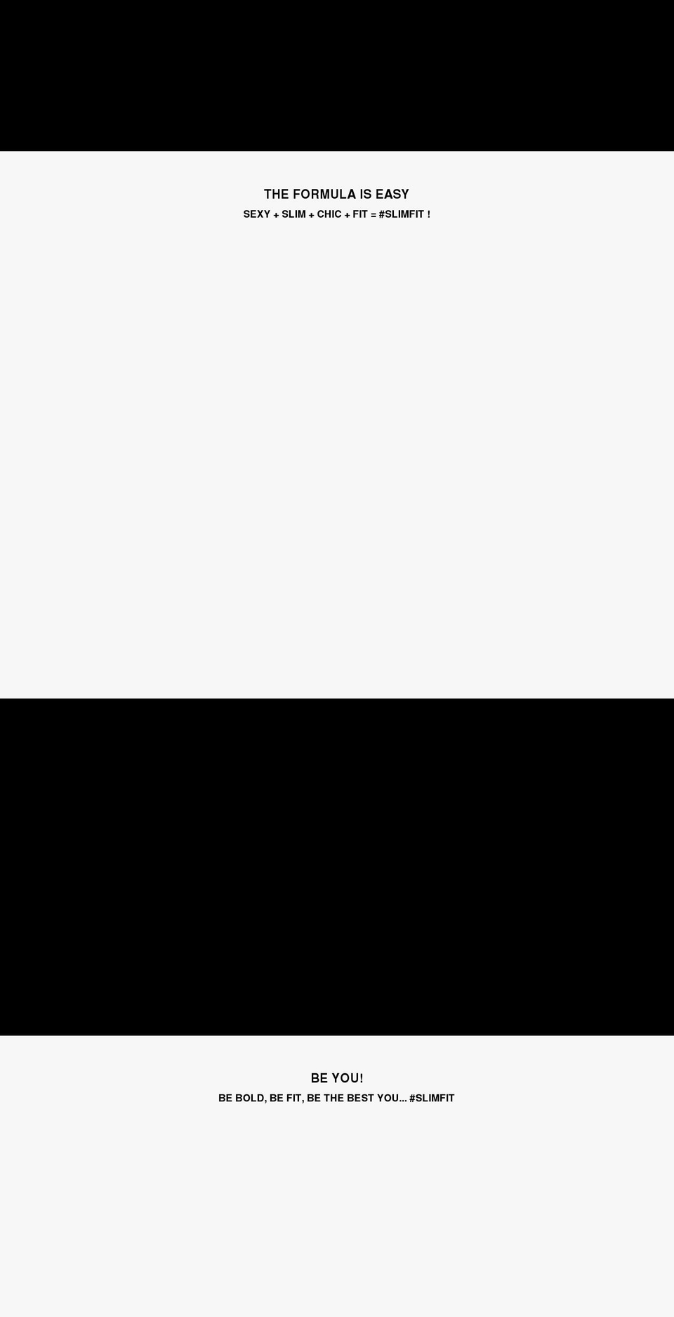 slimfitbrand.com shopify website screenshot