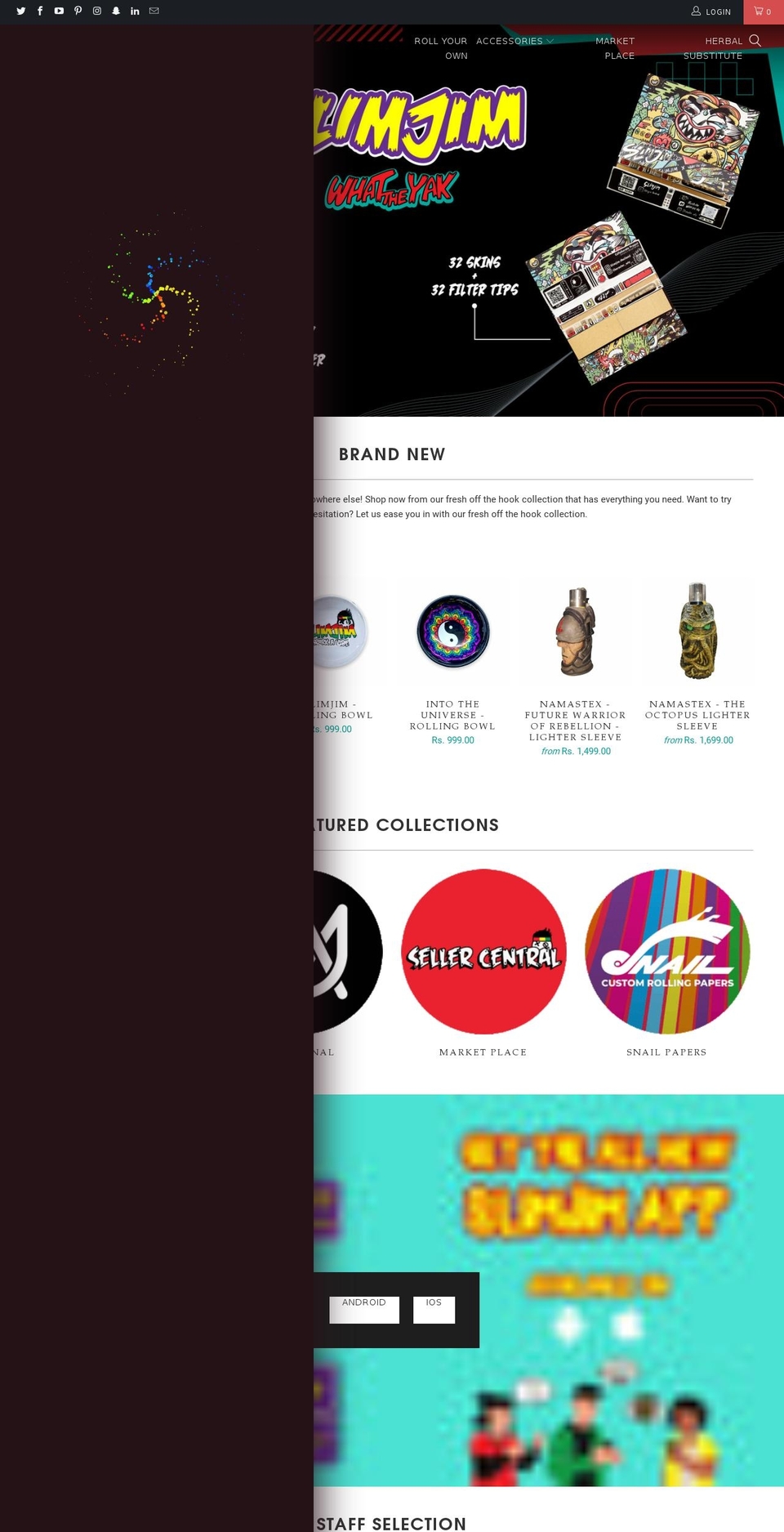 slimjim.in shopify website screenshot