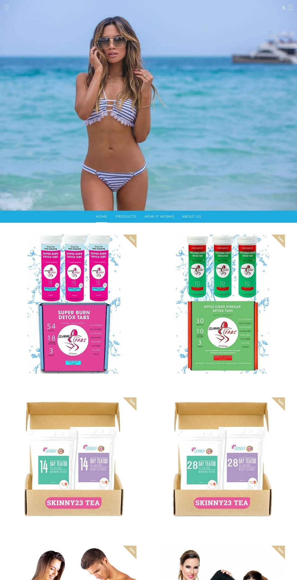 slimmytabs.com shopify website screenshot