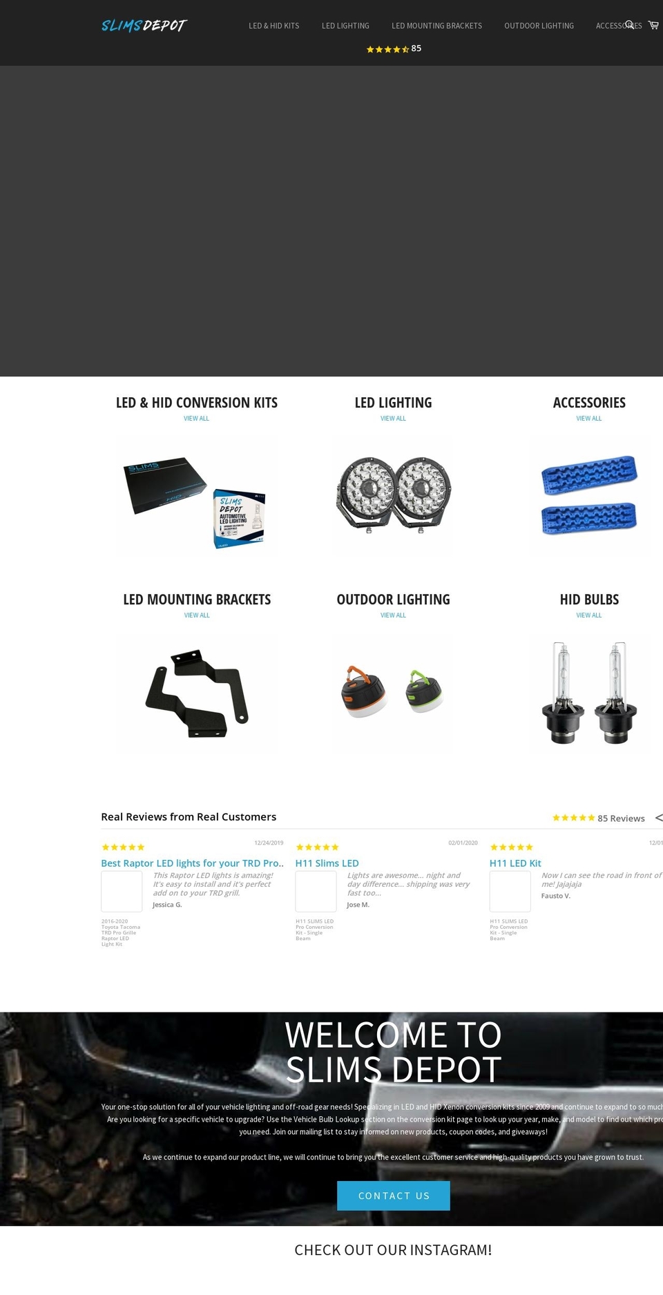 slimsdepot.com shopify website screenshot