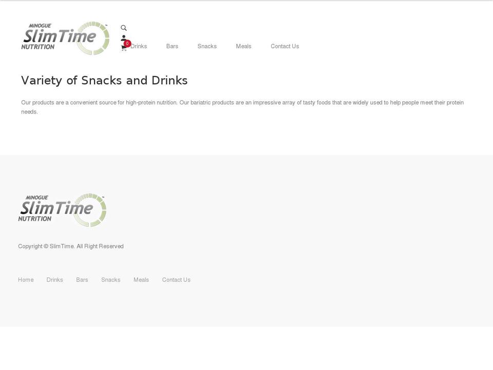 slimtime.com shopify website screenshot