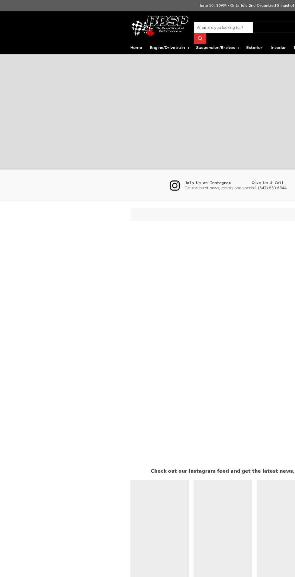 slingshotmodscanada.com — Shopify storefront screenshot
