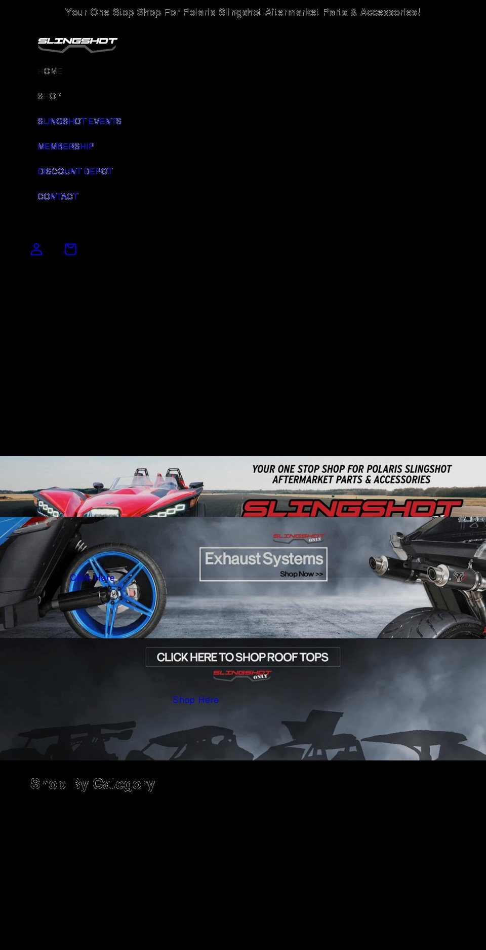 slingshotonly.com shopify website screenshot