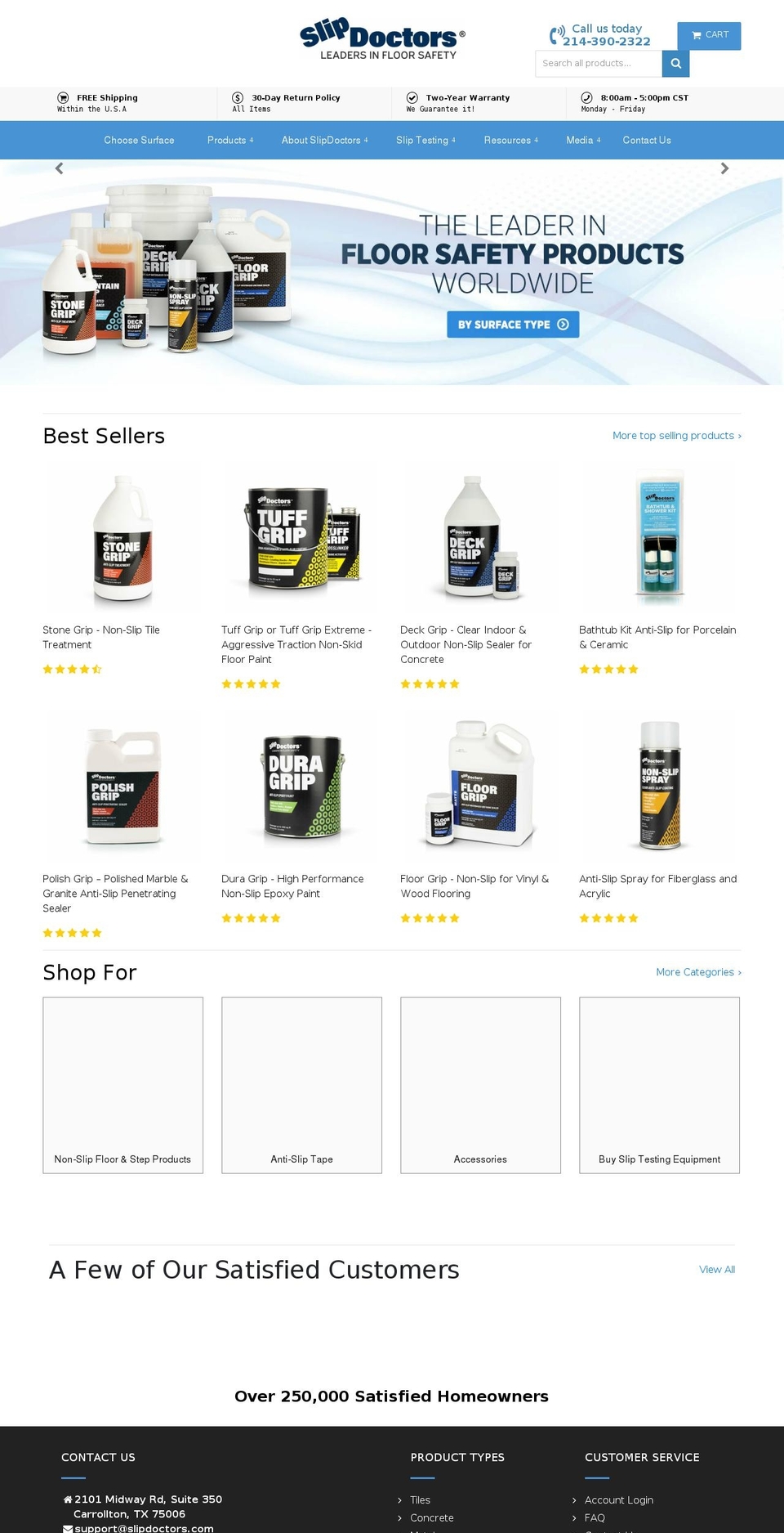 slipdoctors.com shopify website screenshot