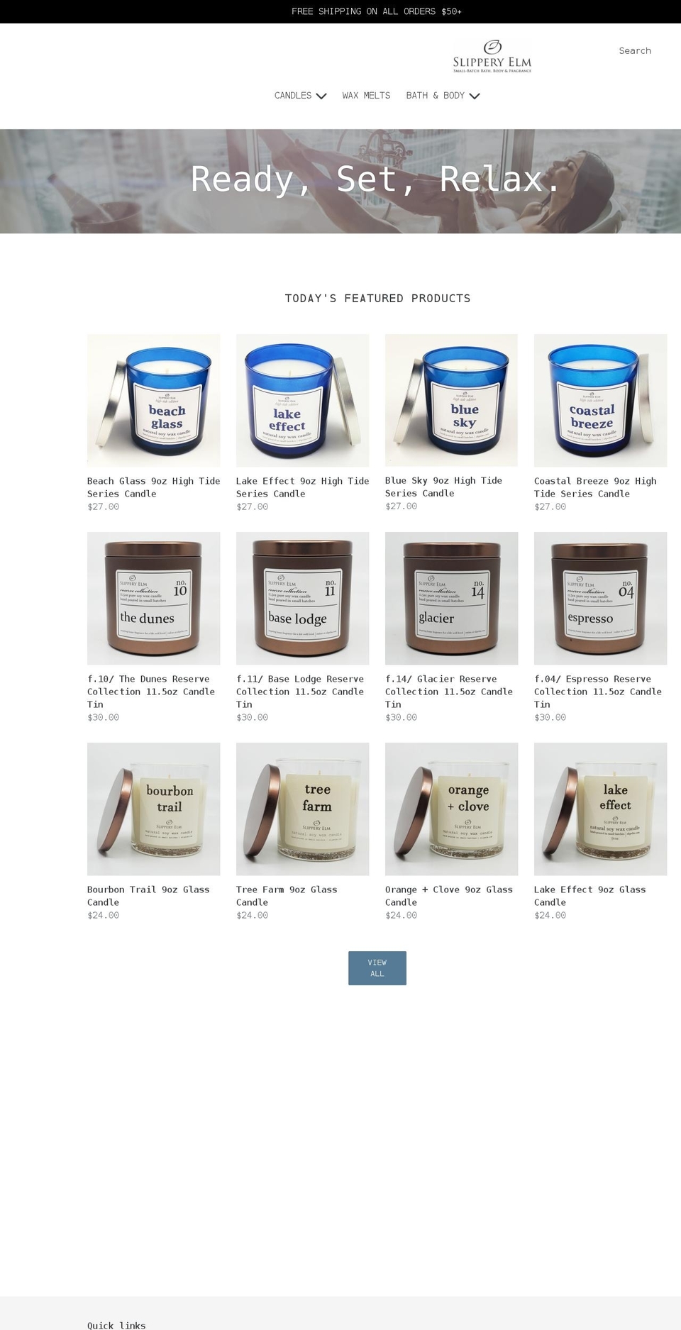 slipelm.com shopify website screenshot