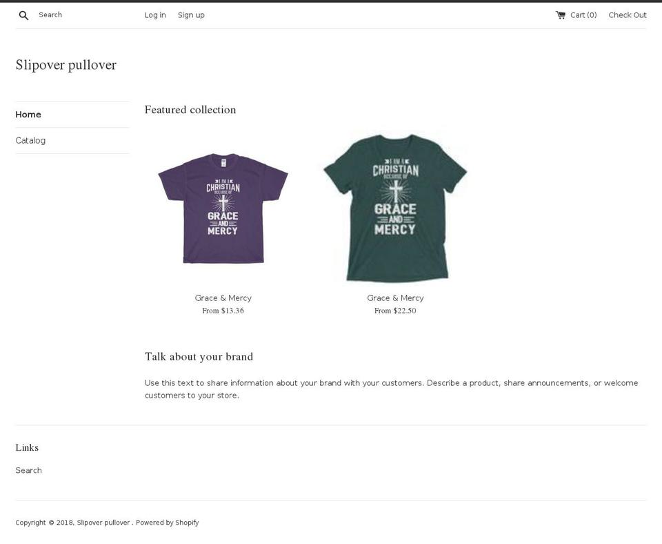 slipover.net shopify website screenshot