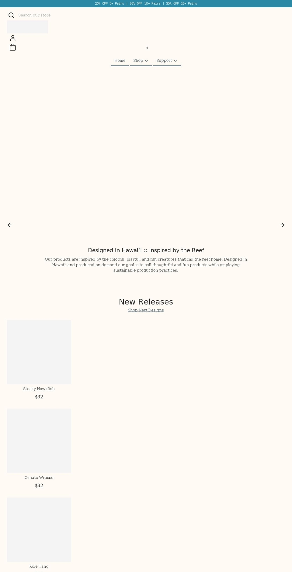 slippahfish.com shopify website screenshot