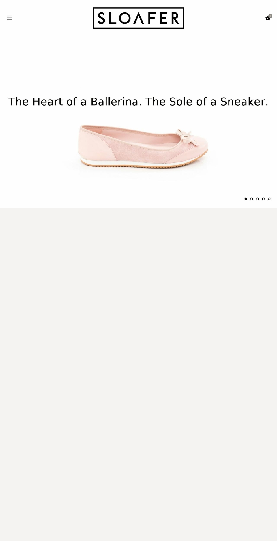 sloafer.com shopify website screenshot