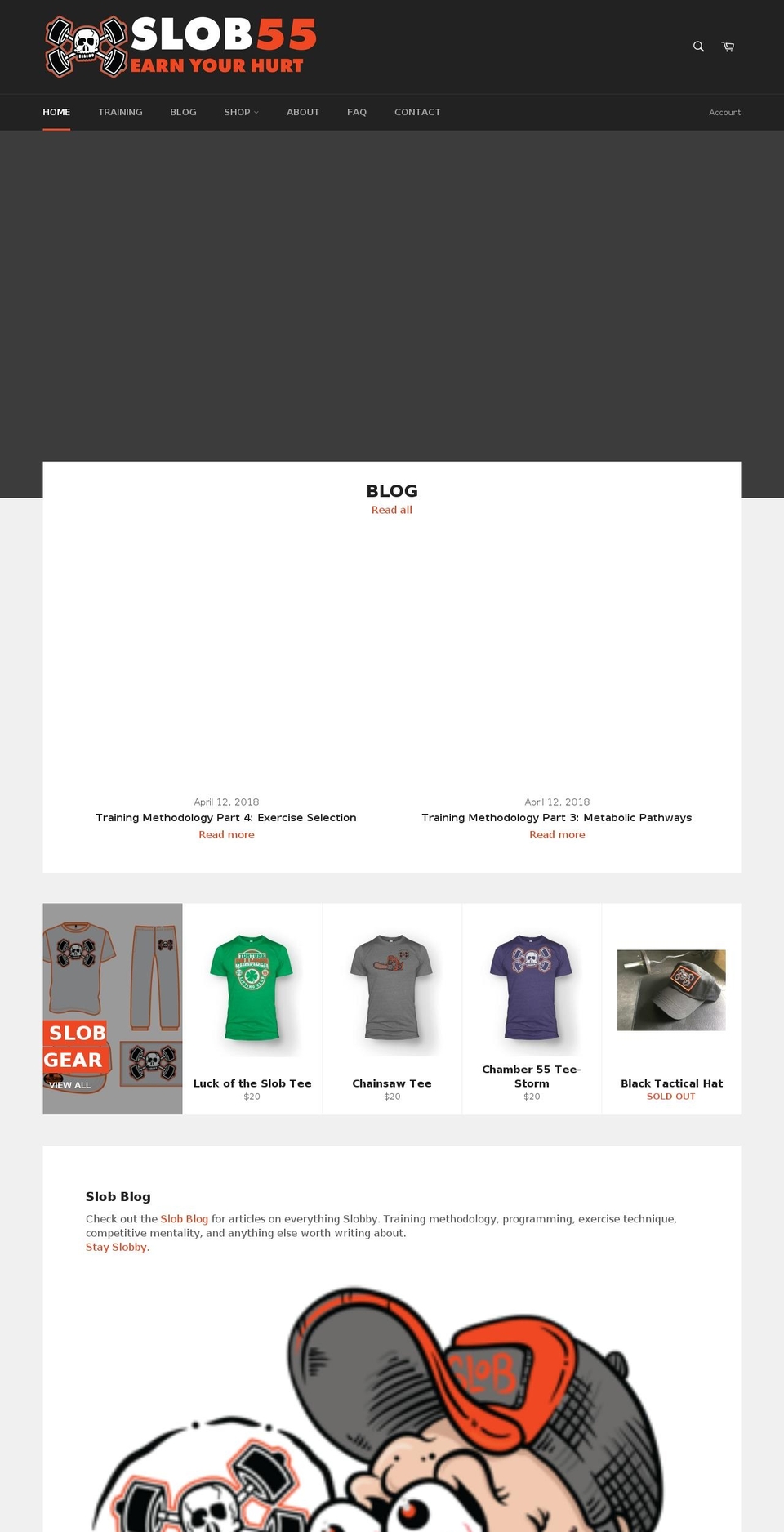slob55.com — Shopify storefront screenshot