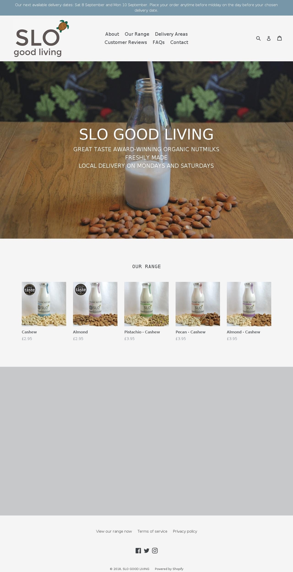 slogoodliving.com shopify website screenshot