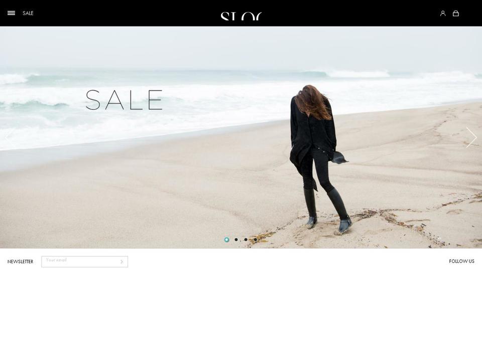 slooshboots.com shopify website screenshot