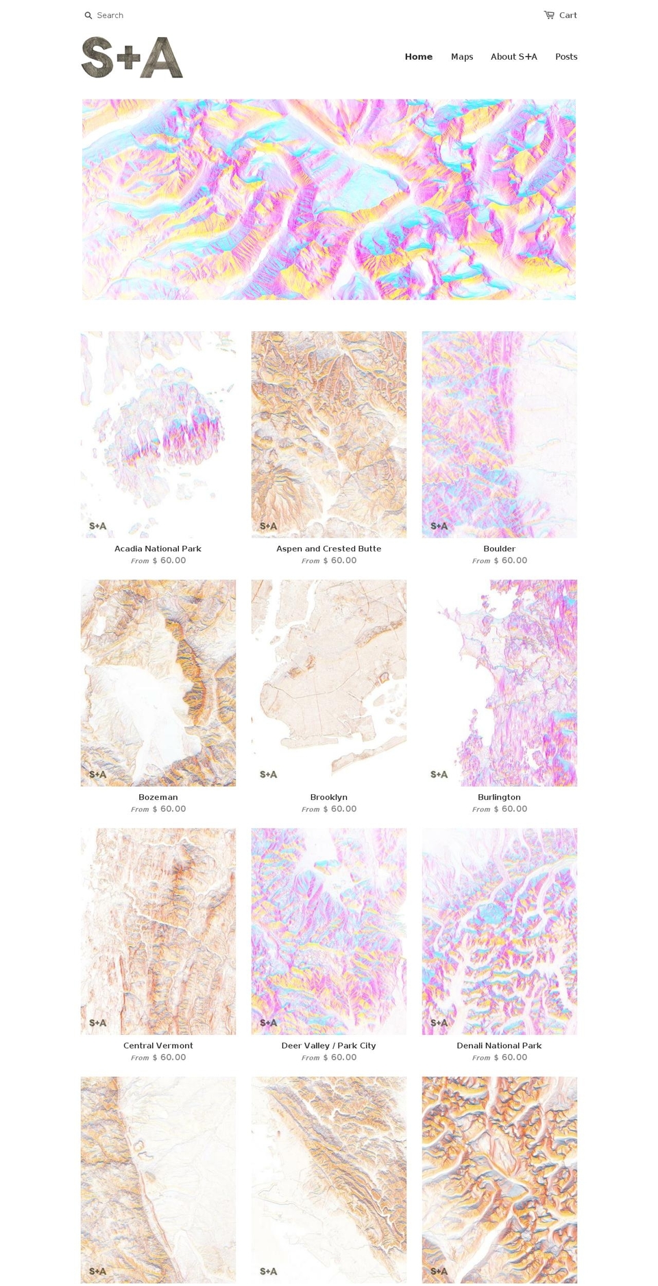 slopeandaspect.com shopify website screenshot