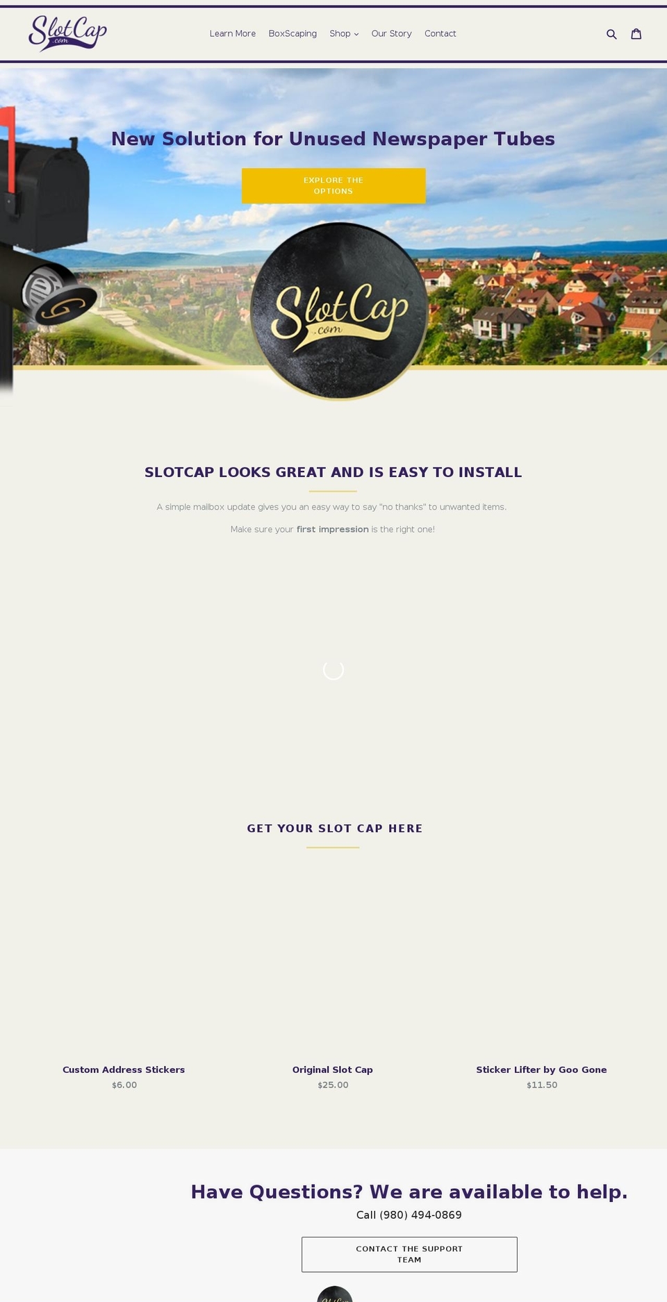 slotcap.com — Shopify storefront screenshot