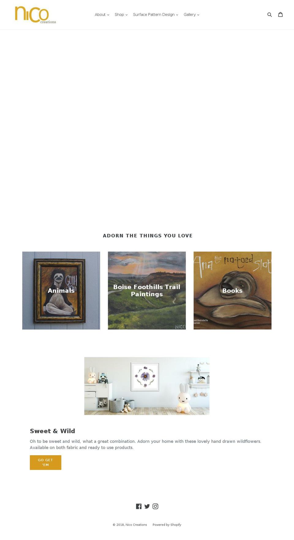 slothboise.com — Shopify storefront screenshot