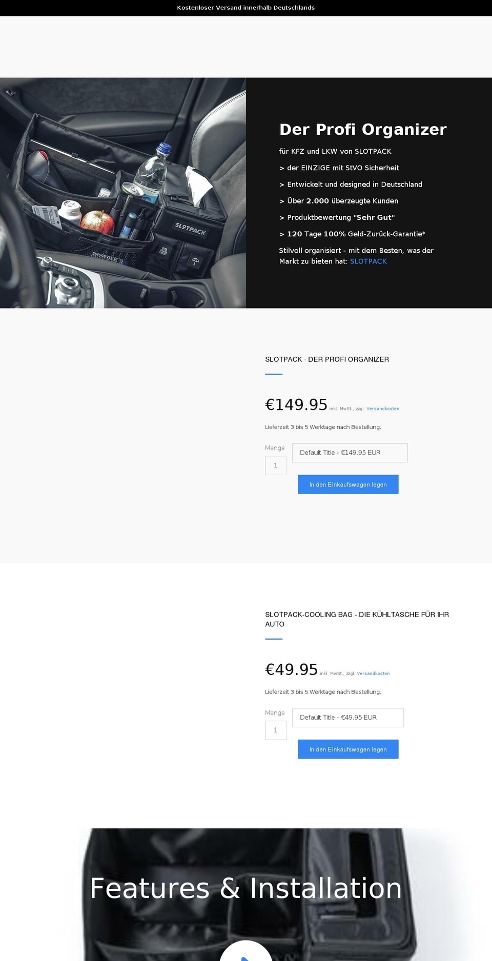 slotpack.com shopify website screenshot