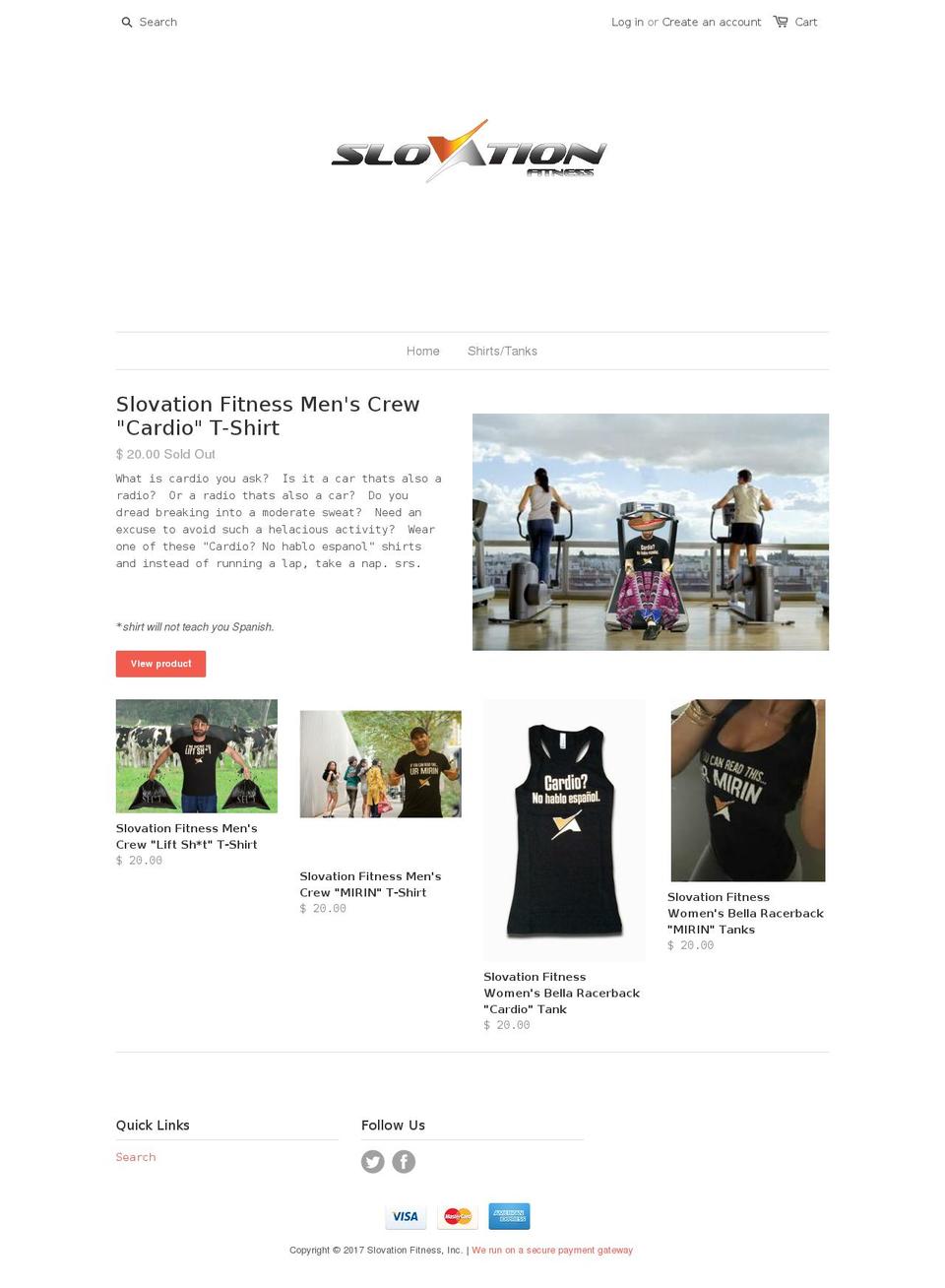slovationshop.com shopify website screenshot