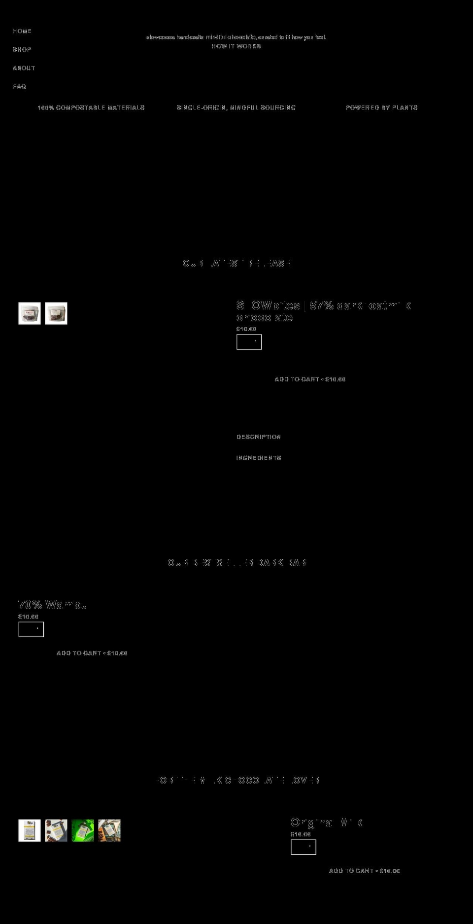 slowcocoa.com shopify website screenshot