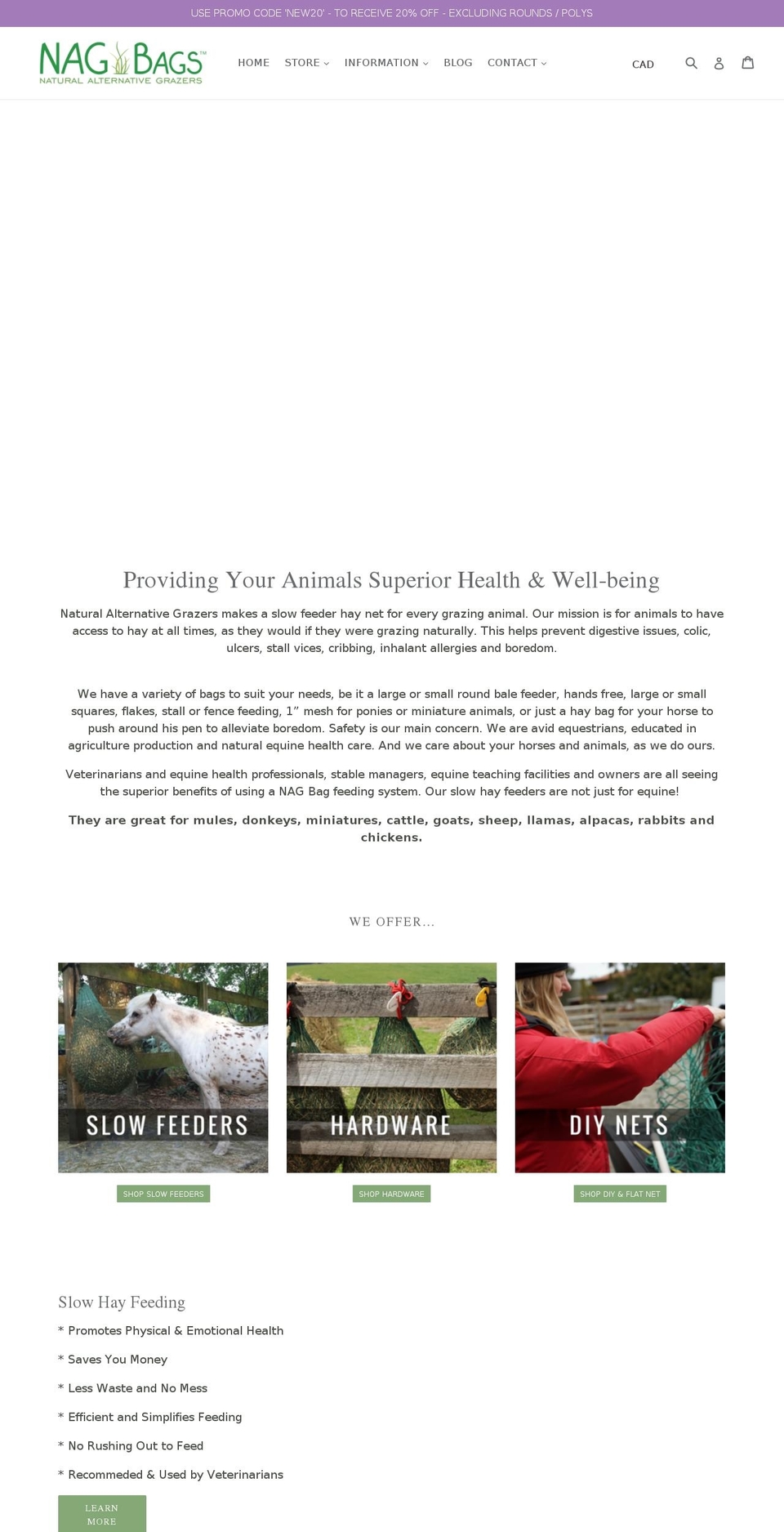 slowfeeder.com — Shopify storefront screenshot