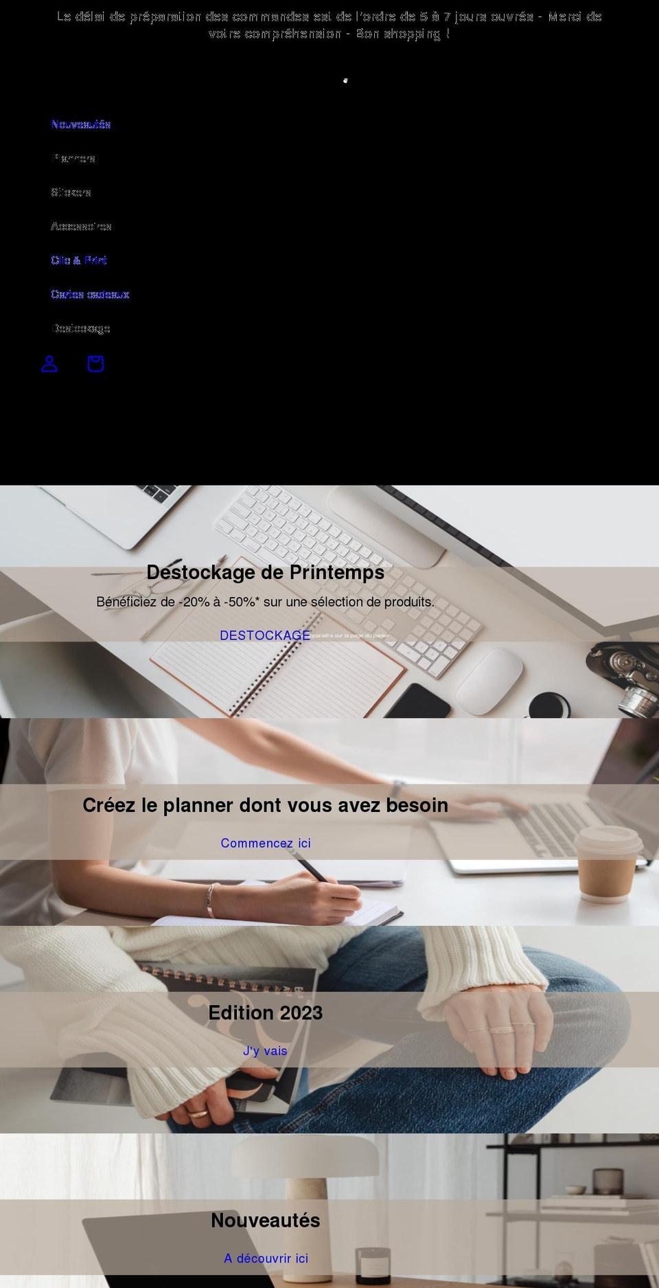 slowlifeplanner.com — Shopify storefront screenshot