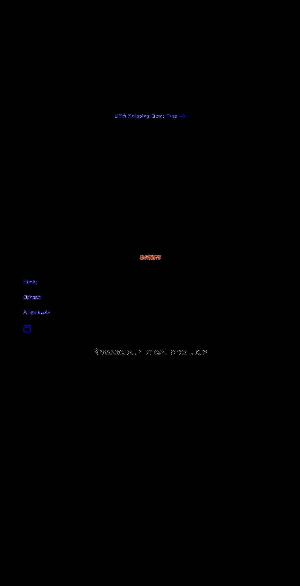 slownets.com shopify website screenshot