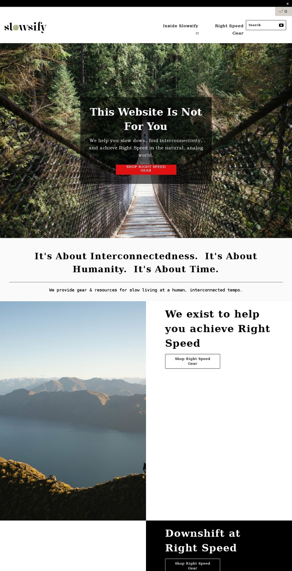 slowsify.com shopify website screenshot