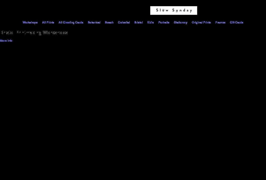 slowsunday.co.uk shopify website screenshot