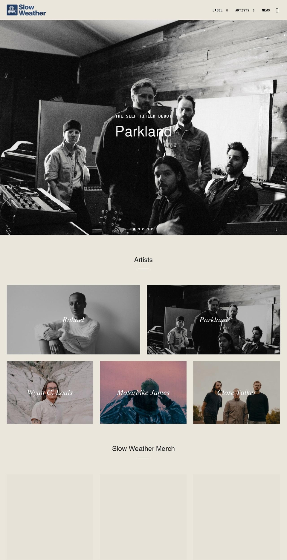 slowweather.com shopify website screenshot