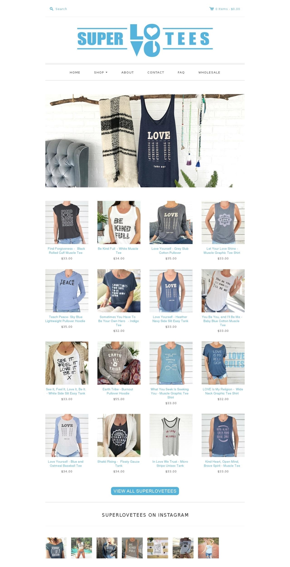 sltees.com shopify website screenshot