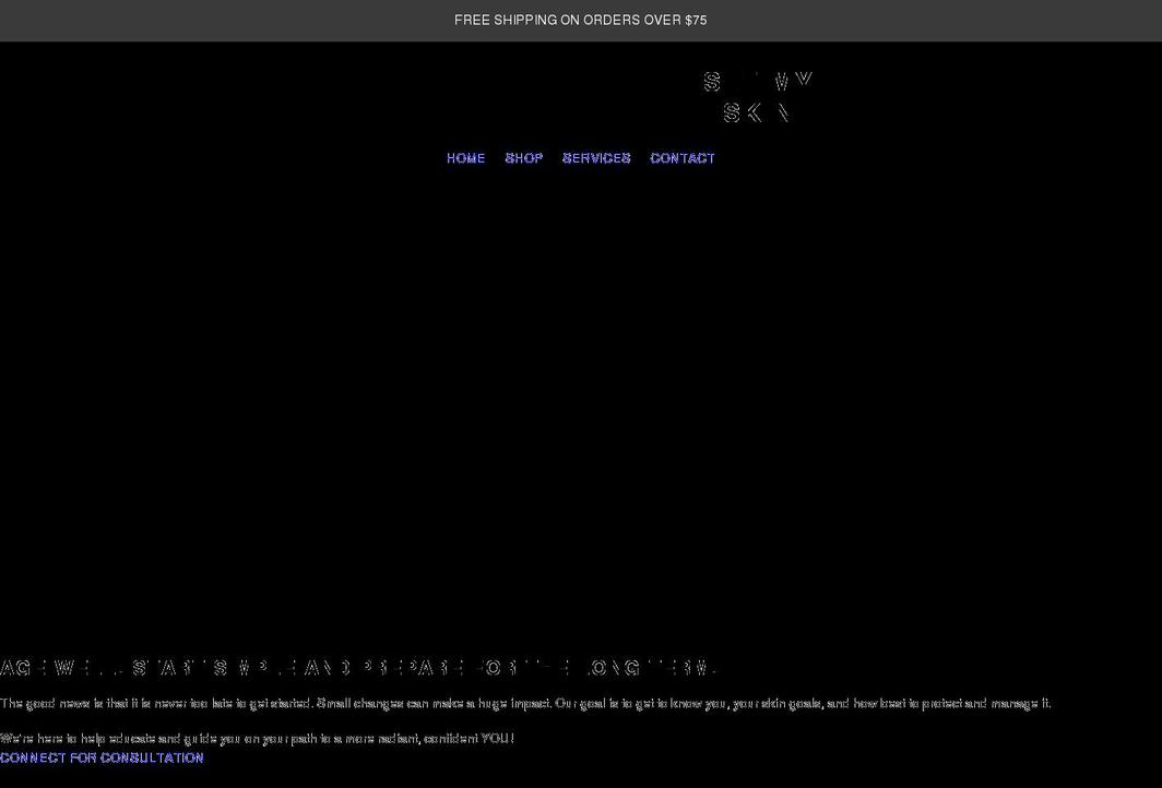 sltmyskin.com shopify website screenshot