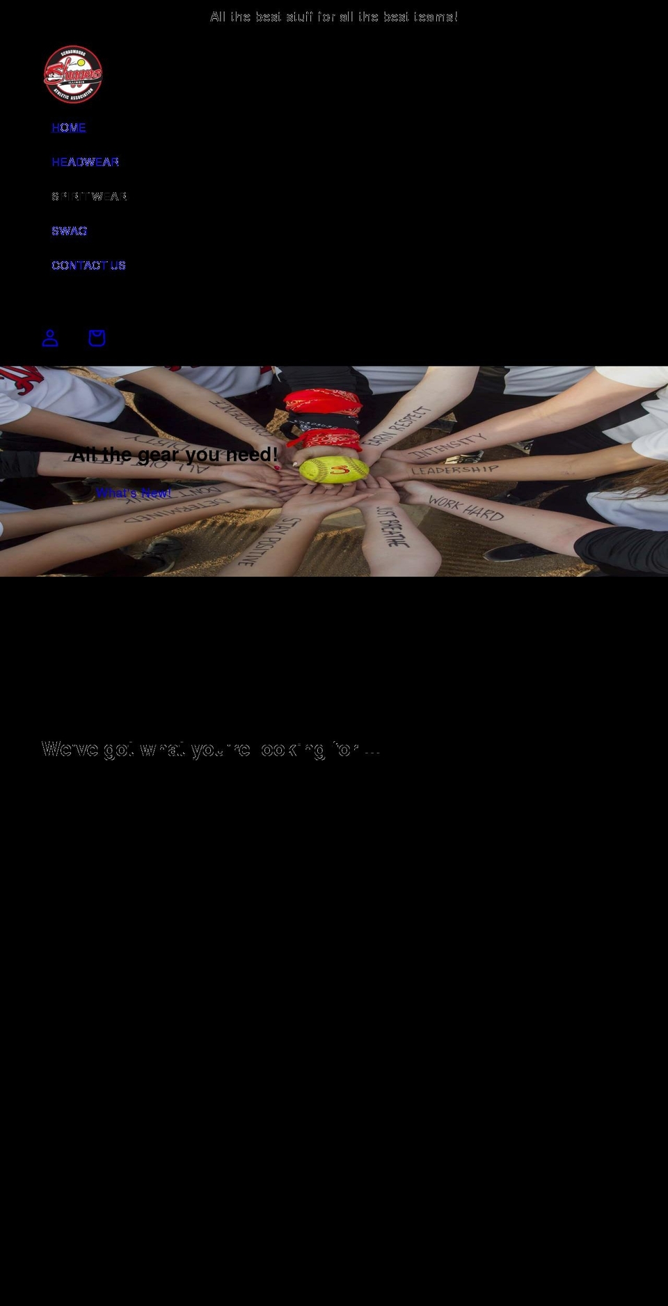 sluggerswag.com shopify website screenshot