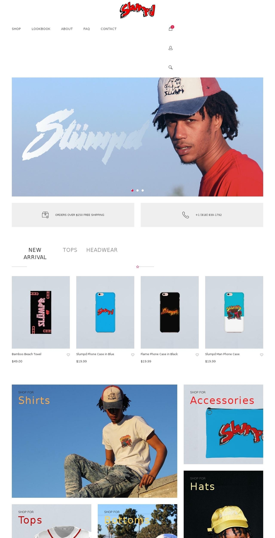 slumpd.com — Shopify storefront screenshot