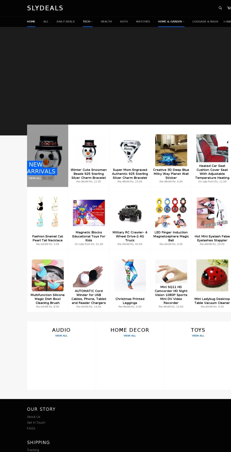 slydeals4u.com shopify website screenshot
