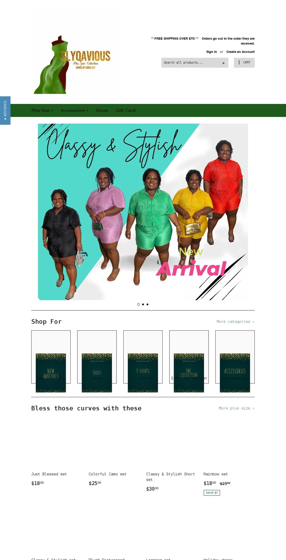 slyqavious.com shopify website screenshot