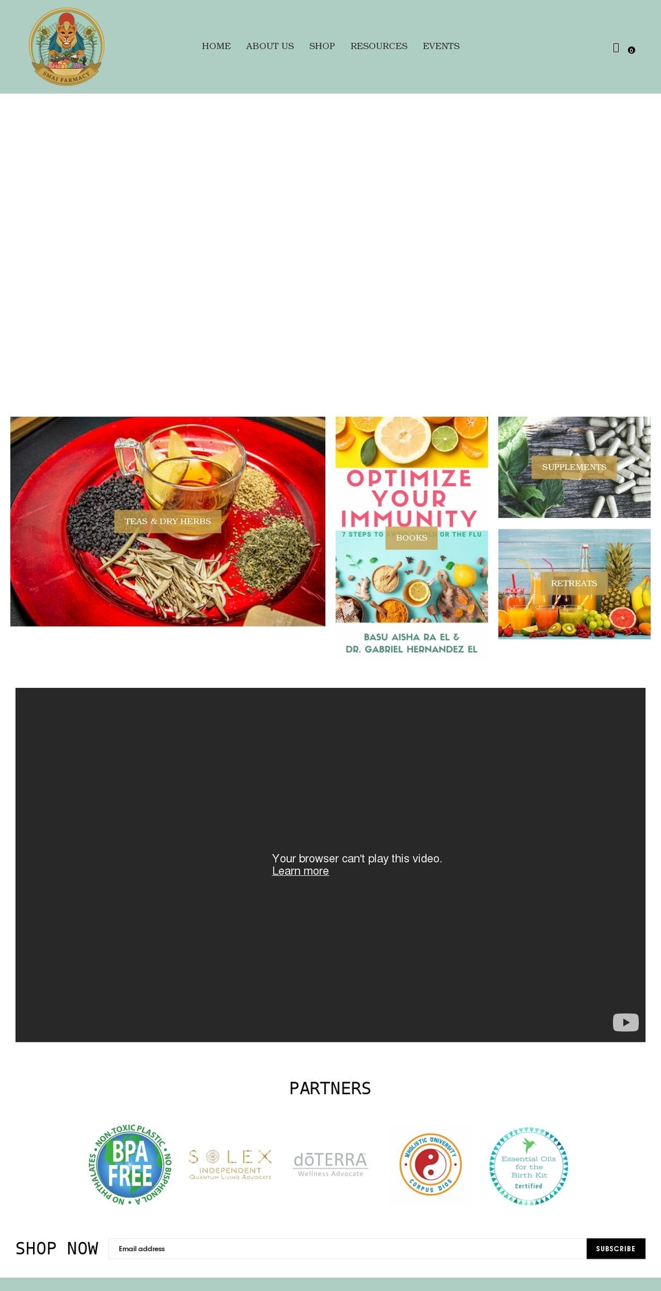 smaifarmacy.com shopify website screenshot