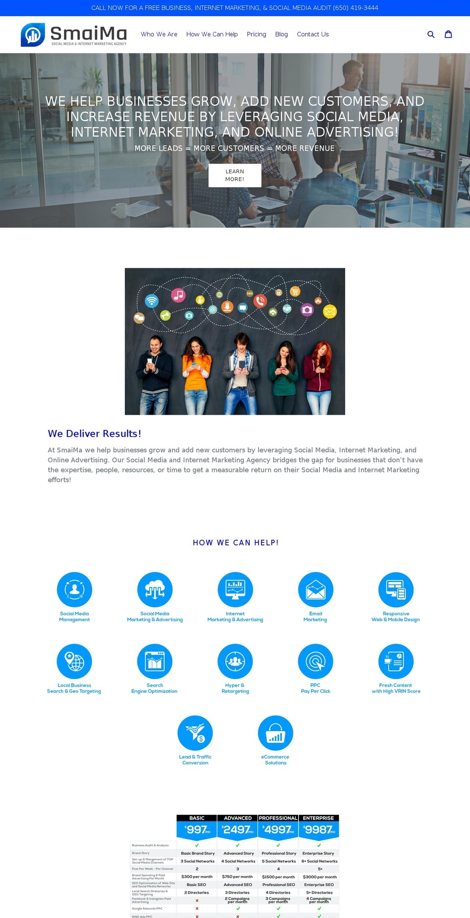 smaima.com — Shopify storefront screenshot