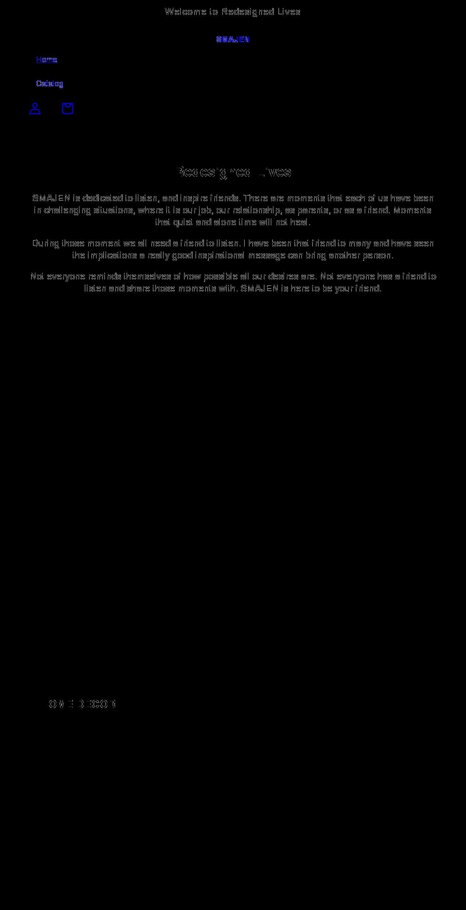 smajen.myshopify.com shopify website screenshot