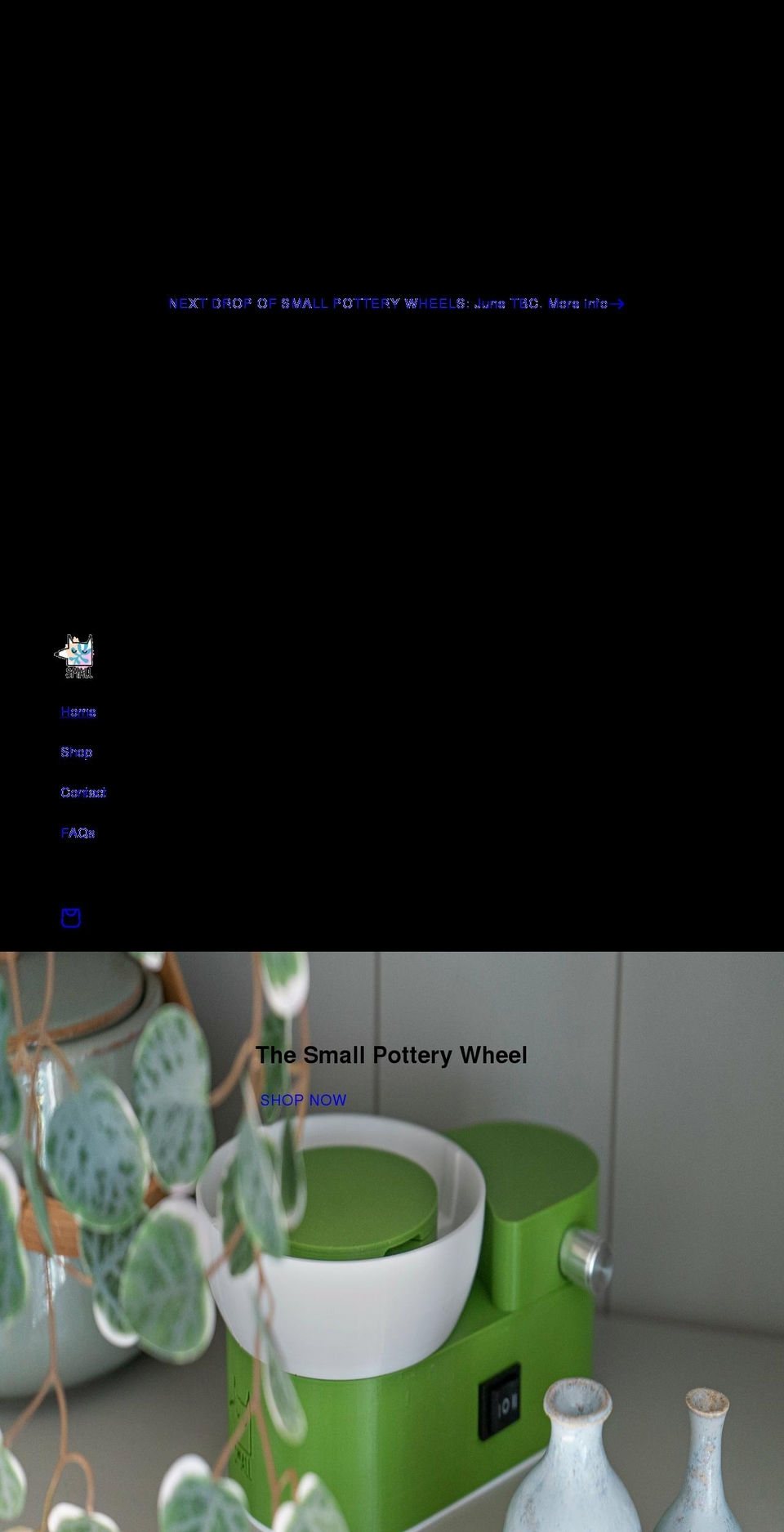 smallceramics.com shopify website screenshot