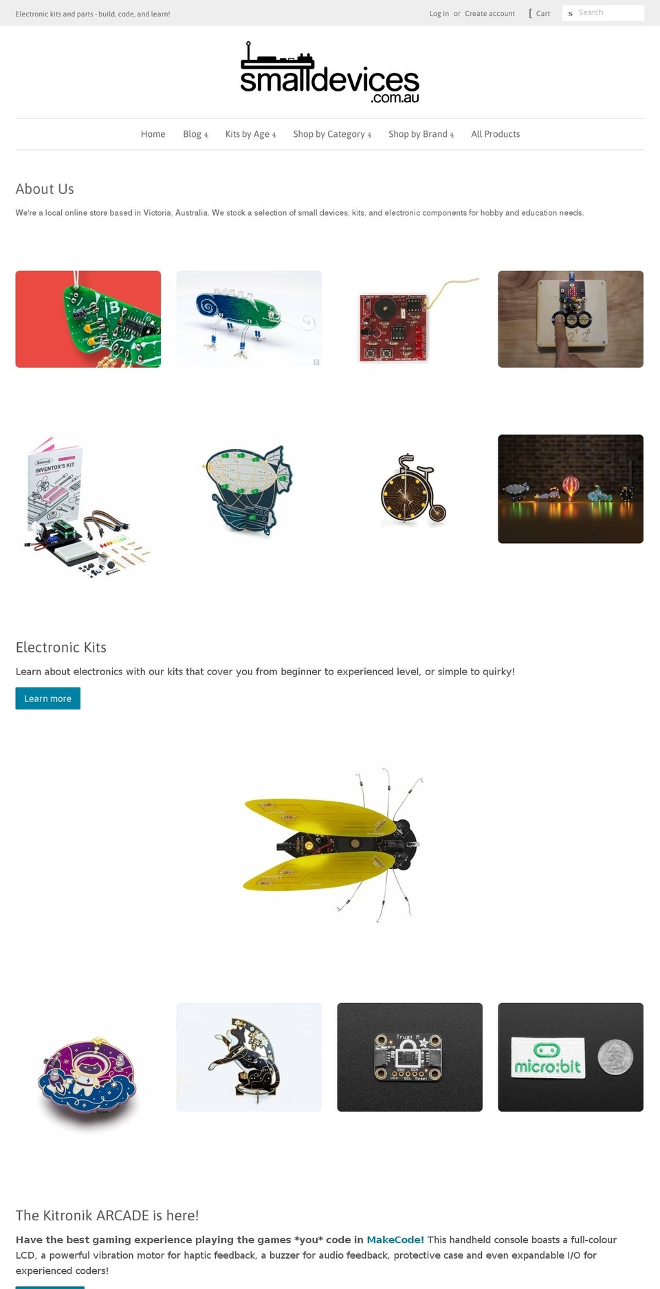 thememain Shopify theme site example smalldevices.com.au