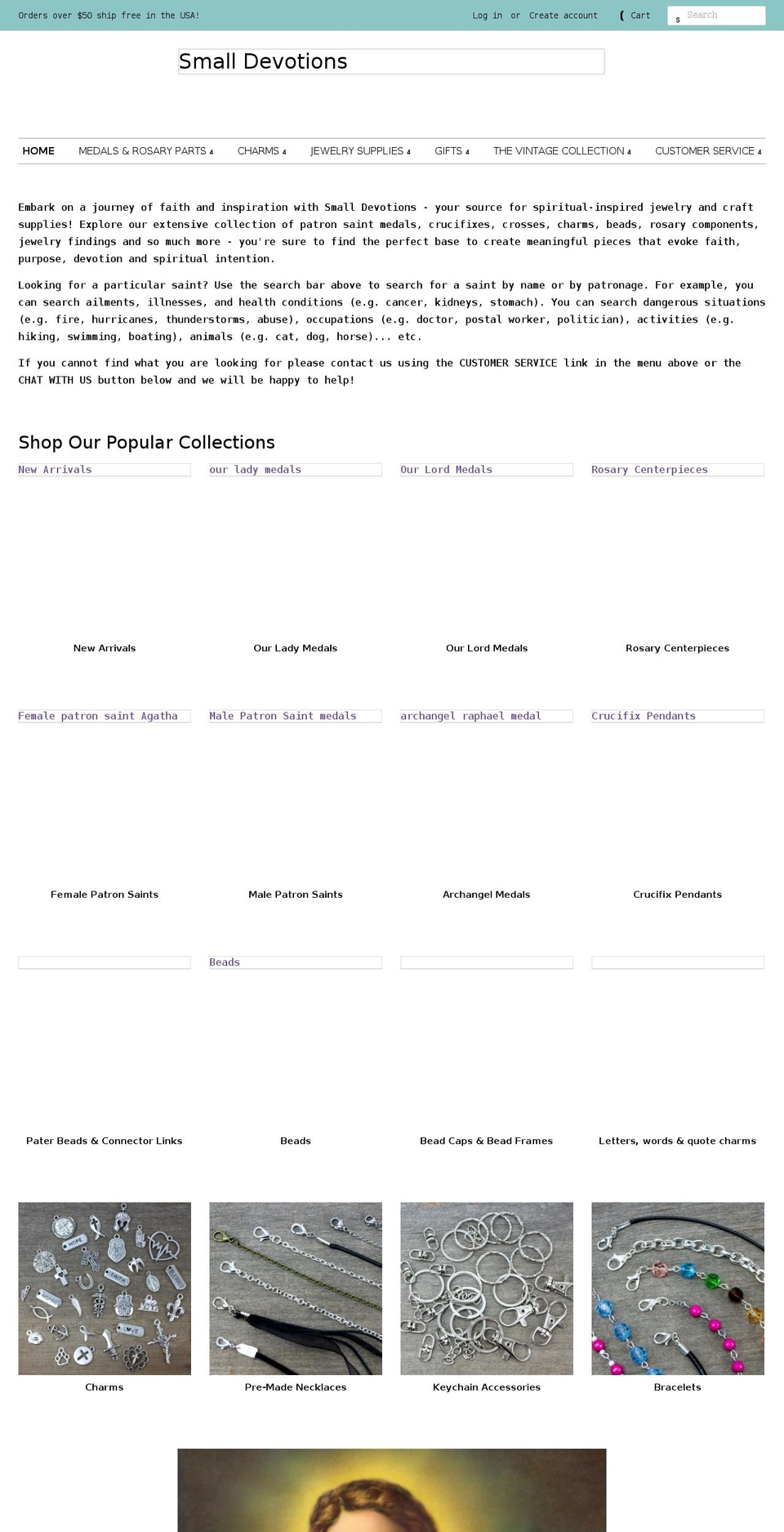 smalldevotions.com shopify website screenshot
