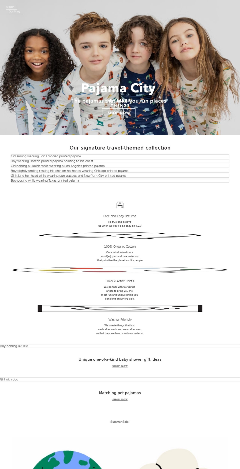 smallerthings.com shopify website screenshot