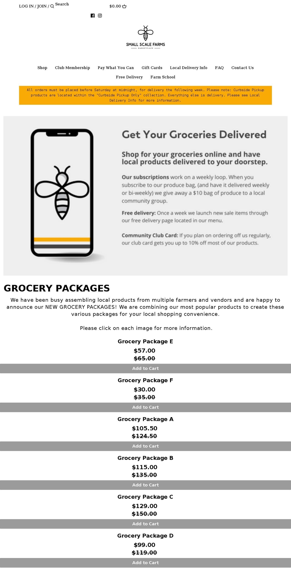 smallscalefarms.ca shopify website screenshot