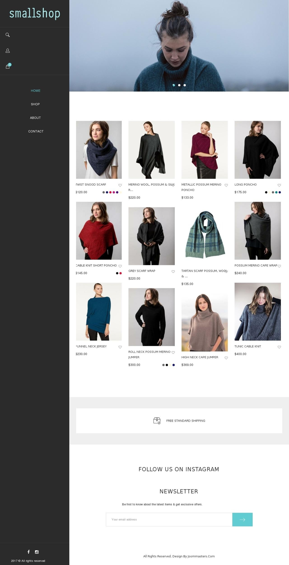 smallshoponline.com — Shopify storefront screenshot