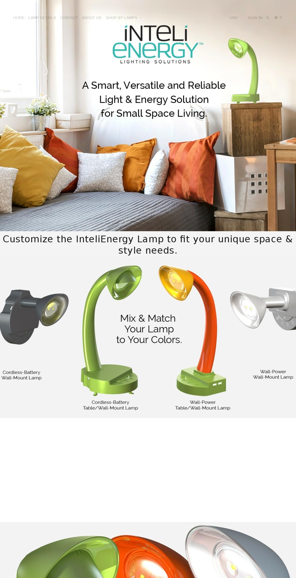smallspacelighting.com shopify website screenshot