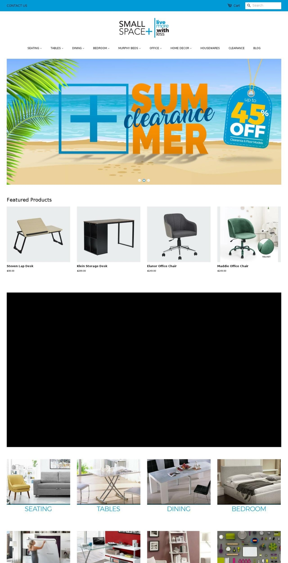 smallspaceplus.com shopify website screenshot