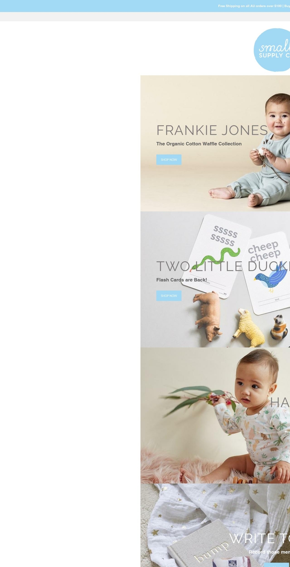 smallsupplyco.com shopify website screenshot