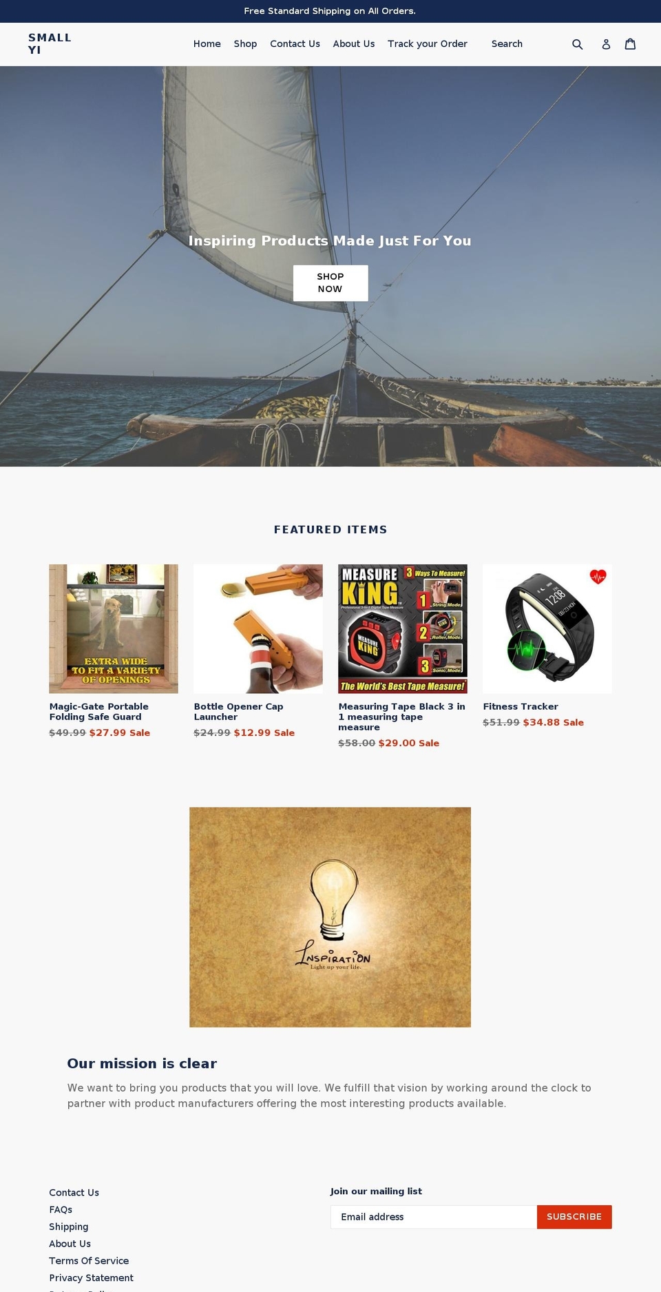 smallyi.com — Shopify storefront screenshot