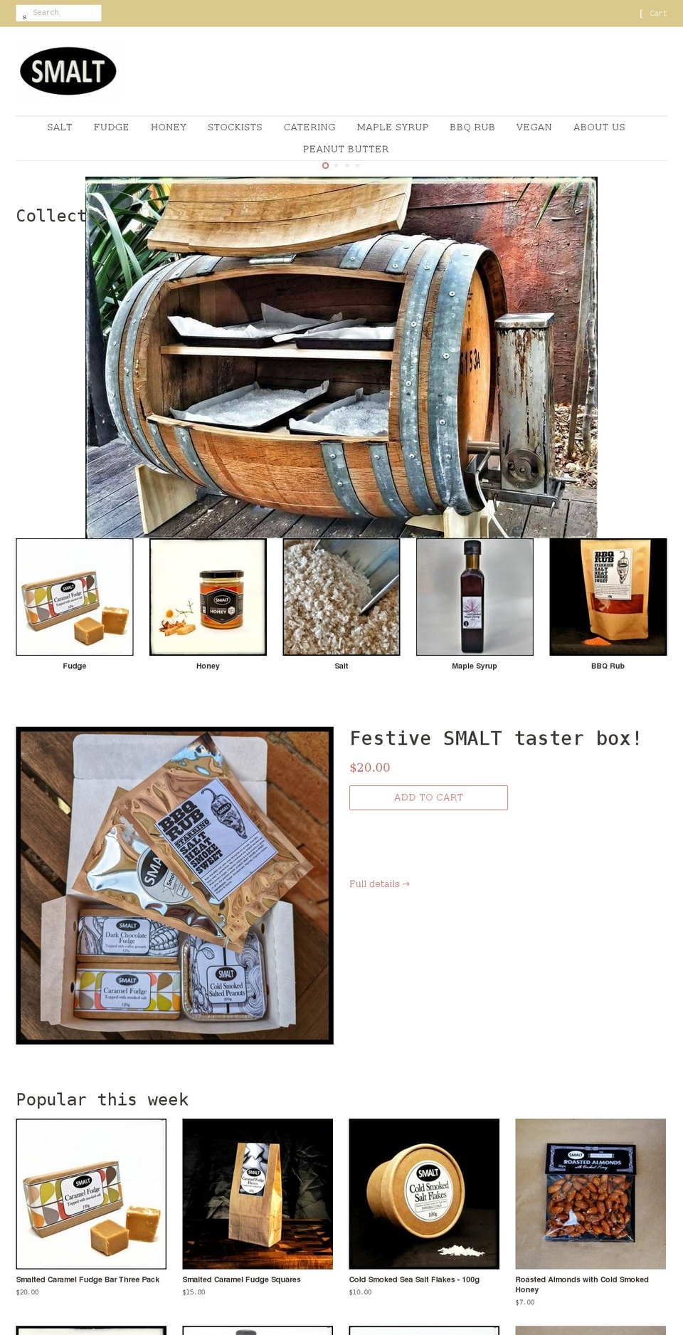 smalt.com.au shopify website screenshot